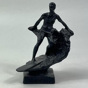 Coco Joes Surfrider Lava Surfer Figurine Hawaii 1968 Mid Century Tiki Bar Decor